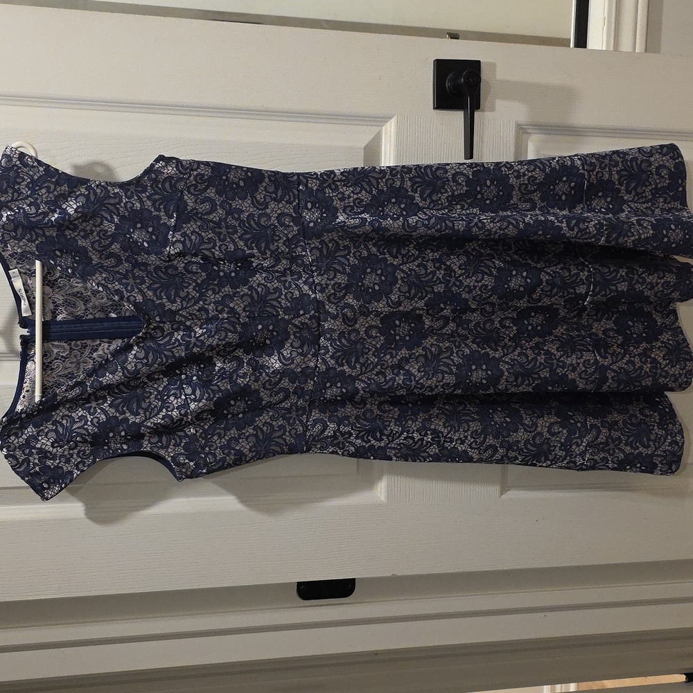 Evening Dress Ricki's EUC Beautiful Blue And Silverz Perfect For Holidays